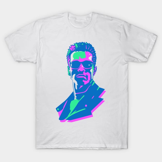 Retro 80s Terminator T-Shirt by Digster